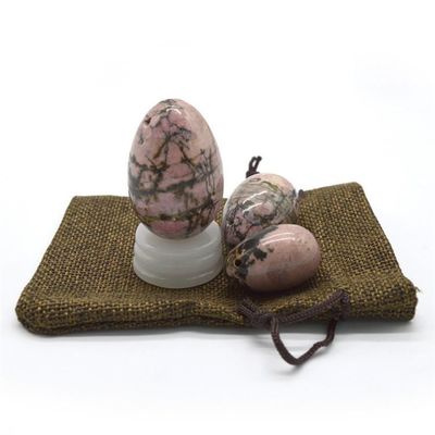 Exercício de Kegel Ovos Rodonita Pedra Jade Yoni Massagem para o Bem-Estar Emocional da Mulher