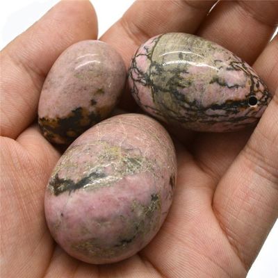 Exercício de Kegel Ovos Rodonita Pedra Jade Yoni Massagem para o Bem-Estar Emocional da Mulher