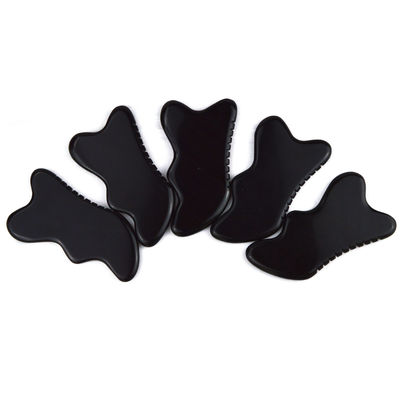 Pedra Negra Natural Gua Sha Massagem Ferramenta para Pés Pescoço costas Massagem Facial Profissional e Durável