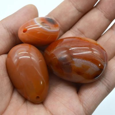 2024 Carnelian Yoni Egg Red Agate Jade Egg para Firmamento Vaginal Exercício Massagem Terapia