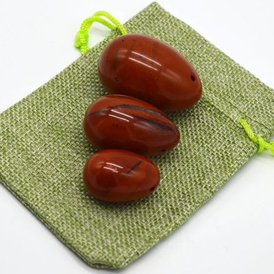 Pedra Vermelha Vaginal Yoni Massager Exercício Kegel Ovos de Jade para Mulheres Melhorar a Saúde do assoalho pélvico