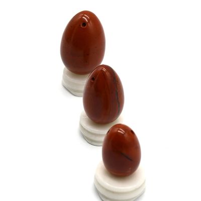 Pedra Vermelha Vaginal Yoni Massager Exercício Kegel Ovos de Jade para Mulheres Melhorar a Saúde do assoalho pélvico