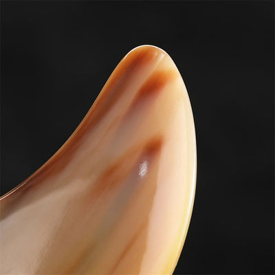 Facial Beauty Gua Sha Tool Bull Horn Tabela de raspagem em forma de coração para cuidado da pele do corpo e bastão de acupuntura