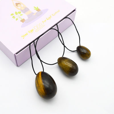 4 peças de óculos de tigre perfurados Yoni ovos e varinhas com caixa perfeito para férias e coleção de estátuas de escultura de pedra
