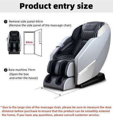 Saco de ar automático de luxo massagista salão de beleza corpo cadeira de spa com mãos de massagem verticalmente móveis