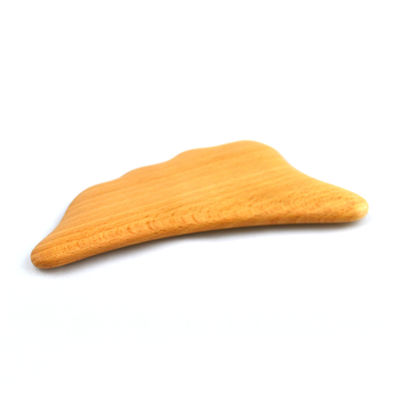 Logotipo personalizado Massagista de madeira Gua Sha Ferramenta de massagem corporal para auto-cuidado da pele Spa Elevação facial de beleza