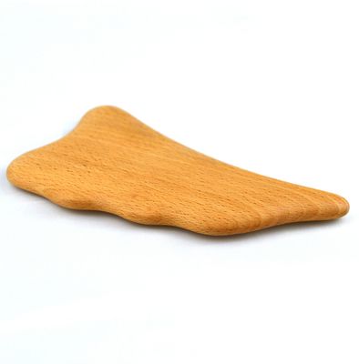 Logotipo personalizado Massagista de madeira Gua Sha Ferramenta de massagem corporal para auto-cuidado da pele Spa Elevação facial de beleza