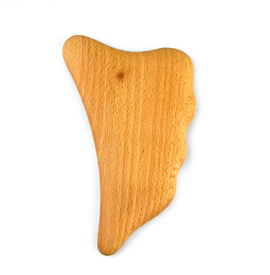 Logotipo personalizado Massagista de madeira Gua Sha Ferramenta de massagem corporal para auto-cuidado da pele Spa Elevação facial de beleza