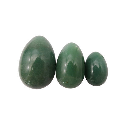 Ovos Yoni de Pedra de Jade Natural para Mulheres Massagem Vaginal e Treinamento Muscular da Pelve 3 Tamanhos Conjunto Propriedades Produtos Sexuais