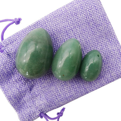 Saúde das Mulheres Aventurina Verde Ovos de Jade Natural para o assoalho pélvico e o aperto vaginal
