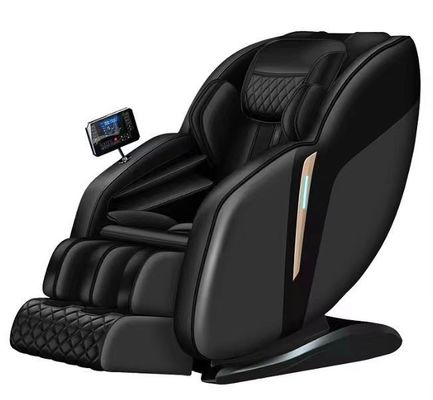 Cadeira de massagem de corpo inteiro elétrica inteligente Massagista automático 4D Multifunção Cuidados de saúde domésticos Preto