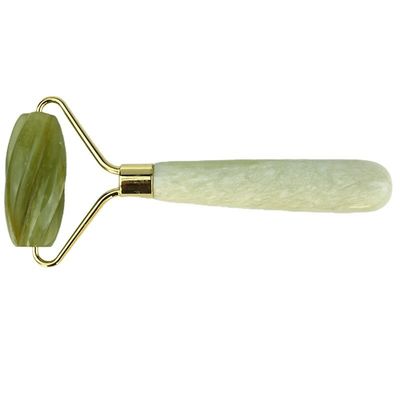 Equipamento de massagem facial 100% natural Xiuyan Green Jade Roller Facial Jade Stone Eye Massage Ice Roller para ferramentas de massagem