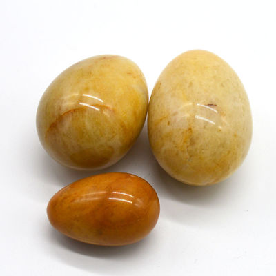 Características regionais Ovos de jade amarelo Exercício de Kegel Ovos de pedra semi-preciosa para o amor