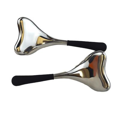 Glóbulos de gelo faciais de resfriamento de aço inoxidável para beleza facial Glóbulos criogênicos de luxo de ouro/prata