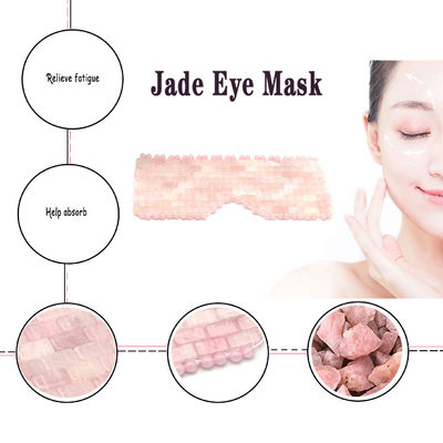 Crystal Jade Rose Quartz Eye Care Sleep Eye Mask For Face Melhorar o seu bem-estar geral