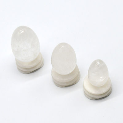 Pedra Cristalina Quartzo Yoni Ovos Técnica Polida OEM Aceitação Pedra Natural Chacra de Cura Lapidary