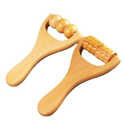 Roller Facial de madeira Face Erva Árvore Massagem de madeira Para Produtos de Tendência Ferramentas de beleza Para Mulher Face Massagem da pele