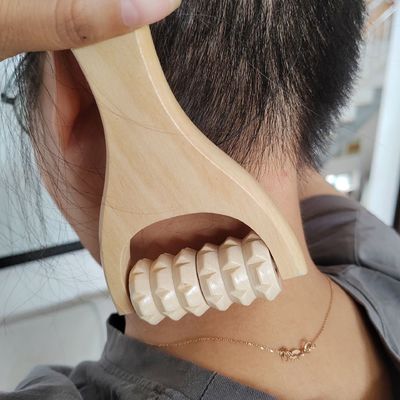 Roller Facial de madeira Face Erva Árvore Massagem de madeira Para Produtos de Tendência Ferramentas de beleza Para Mulher Face Massagem da pele