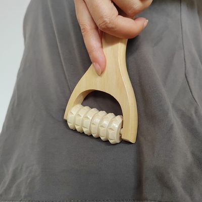 Roller Facial de madeira Face Erva Árvore Massagem de madeira Para Produtos de Tendência Ferramentas de beleza Para Mulher Face Massagem da pele