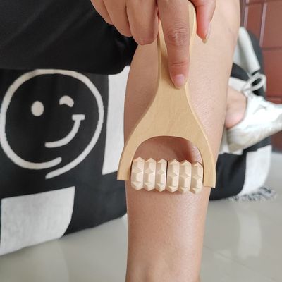 Roller Facial de madeira Face Erva Árvore Massagem de madeira Para Produtos de Tendência Ferramentas de beleza Para Mulher Face Massagem da pele