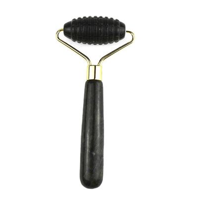 Logotipo personalizado Disponível Spikey Natural Xiuyan Jade Facial Guasha Roller Face Massager Para Massagem de Pele Gua Sha Beauty Tools Para Mulher