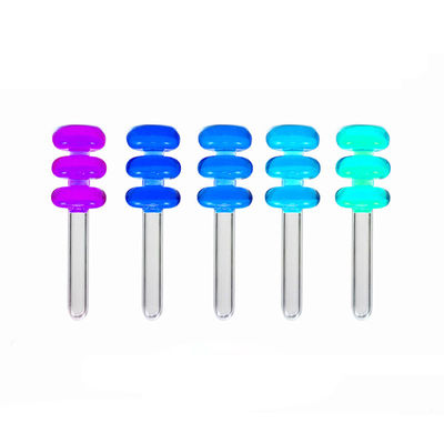 Glóbulos de gelo de beleza em forma de abóbora Glóbulos de refrigeração de rolos faciais para rosto pescoço Círculo ocular Massagem de cuidados com a pele Ferramentas de massagem reduzem o inchaço