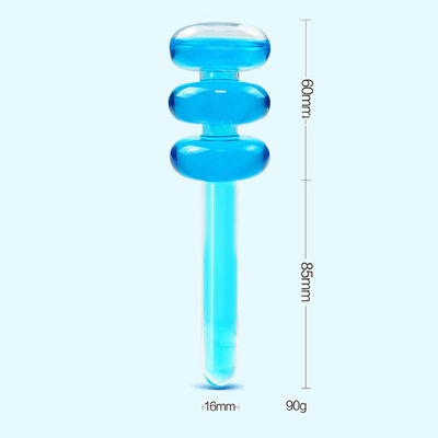 Glóbulos de gelo de beleza em forma de abóbora Glóbulos de refrigeração de rolos faciais para rosto pescoço Círculo ocular Massagem de cuidados com a pele Ferramentas de massagem reduzem o inchaço
