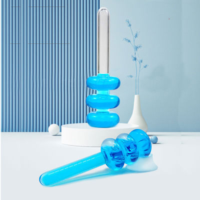 Glóbulos de gelo de beleza em forma de abóbora Glóbulos de refrigeração de rolos faciais para rosto pescoço Círculo ocular Massagem de cuidados com a pele Ferramentas de massagem reduzem o inchaço