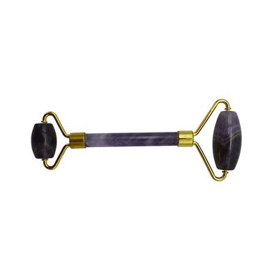 Amethyst Jade Roller Guasha Face Skin Care Tools Pequeno Roller para Olhos Face Gua Sha Massager para Mulheres Roller Facial Self Care Presentes