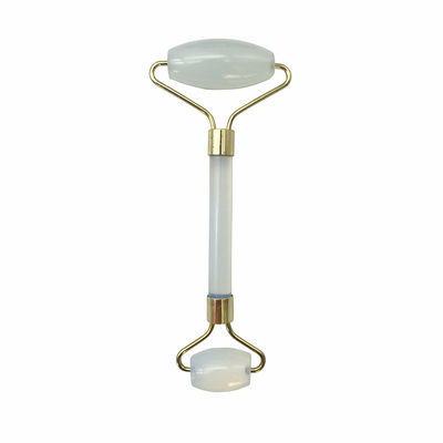 Jade Guasha Roller Tools Opal Jade Facial Roller Gua Sha Massager para rosto e olhos alívio de inchaço Redução de rugas da pele