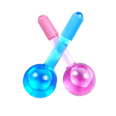 Massagem facial Globo de refrigeração Borosilicato Globo de gelo de vidro para tratamentos faciais Roller Ball Spa Face Lift Beauty Skin Care