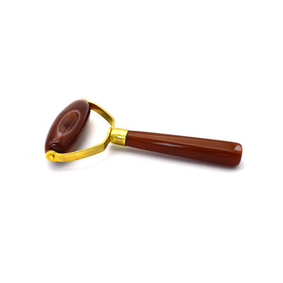 Agate Face Gua Sha Roller Body Skin Care Stone Massager Facial para mulheres para aliviar o estresse e inchaço dos olhos