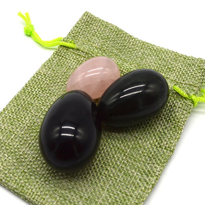 Ovos de jade vaginal de nefrita verde para exercícios de Kegel e rejuvenescimento vaginal
