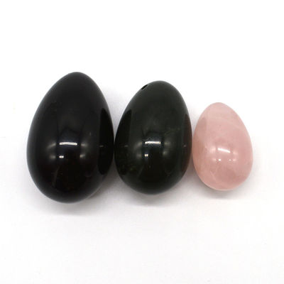Ovos de jade vaginal de nefrita verde para exercícios de Kegel e rejuvenescimento vaginal