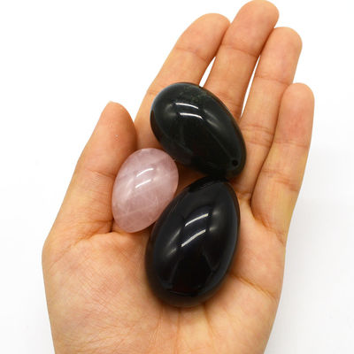Ovos de jade vaginal de nefrita verde para exercícios de Kegel e rejuvenescimento vaginal
