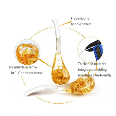 Glóbulos de refrigeração de spa Glóbulos de gelo de rolos frios Ferramentas de cuidados da pele facial para mulheres Rosto Olhos Produtos de estética de beleza