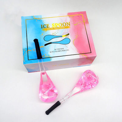 Glóbulos de refrigeração de spa Glóbulos de gelo de rolos frios Ferramentas de cuidados da pele facial para mulheres Rosto Olhos Produtos de estética de beleza