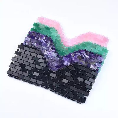16*9cm Eco-friendly Natural Jade Facial Mask e Rose Quartz Face Eye Mask Beauty Essential Double Pack