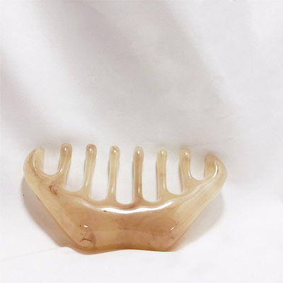 ISO9001 Certificado Resina Gua Sha Massager Comb para Cuidados Capilares e Terapia de Acupuntura cera de abelha