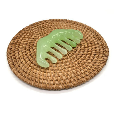 ISO9001 Certificado Resina Gua Sha Massager Comb para Cuidados Capilares e Terapia de Acupuntura cera de abelha
