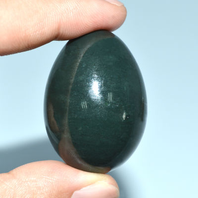 Ovos de Yoni de Jade Verde Gravura Nefrita Ovos de Jade para Exercício Vaginal Escultura Tipo Gravura