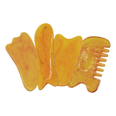 Ferramenta de massagem de cuidados com a pele de vários estilos Resina Gua Sha Board para Meridiano Corpo Dredging e Massagem de Acupuntura OEM / ODM Bem-vindo