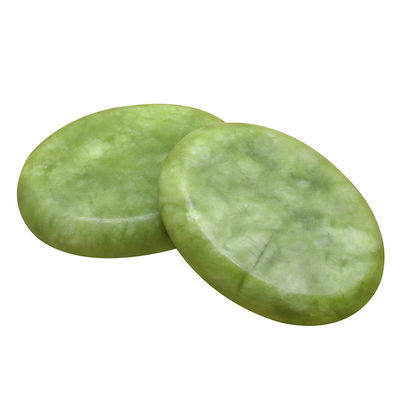 Ferramentas de massagem Pedra de oliva Massagista Pedra com Caixa de aquecimento de alumínio Kit de massagem de calor Pedras de energia de basalto para cuidados de saúde