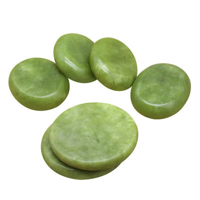 Ferramentas de massagem Pedra de oliva Massagista Pedra com Caixa de aquecimento de alumínio Kit de massagem de calor Pedras de energia de basalto para cuidados de saúde