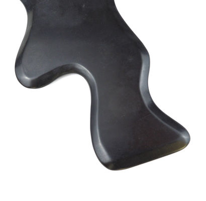 Descubra o poder da Pedra Bian Negra Gua Sha Ferramentas de massagem corporal para beleza e relaxamento