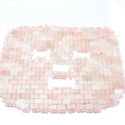 Logotipo personalizado Beleza Natural Máscara de Pedra de Jade Rosa Rosa Quartzo Deusa Máscara Facial Máscara Facial