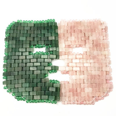 Logotipo personalizado Beleza Natural Máscara de Pedra de Jade Rosa Rosa Quartzo Deusa Máscara Facial Máscara Facial