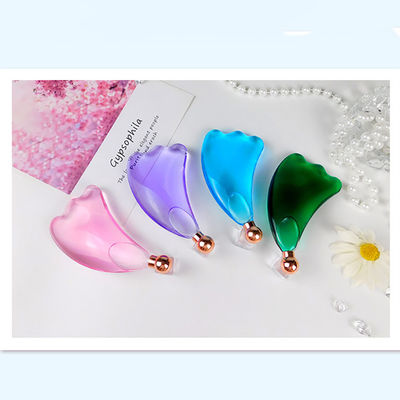 Personalização Gelada Guasha Massagem Face Lift Ferramentas de Cuidados da Pele Refrigeração Beleza Facial Glóbulos de Gelo Gua Sha Ferramenta de Massagem para SPA