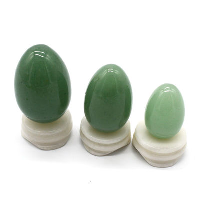 Técnico Polido 100% Natural Verde Sexo Jade ovos vaginais Ben Wa bolas para mulheres