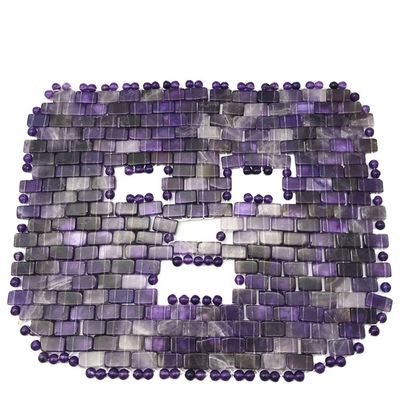 Tecnologia Polida Beleza Natural Máscara de Pedra de Jade para Ametista Deusa Beleza Facial embalagem OEM